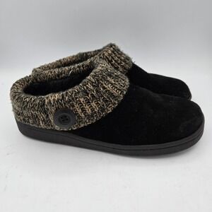 Elegant Black and Tan Women's Slippers